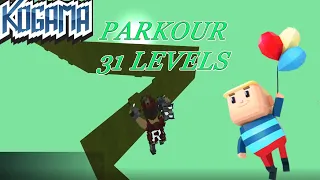 Parkour 31 levels! KoGaMa Speed Run