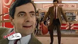 Me Racing To The Black Friday Sales! | Mr Bean Funny Clips | Classic Mr Bean