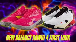 NEW BALANCE KAWHI 4 FIRST LOOK!!!