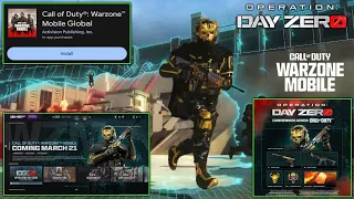 Warzone Mobile Operation Day Zero Global Launch (New Free Rewards) Cod Warzone Mobile News