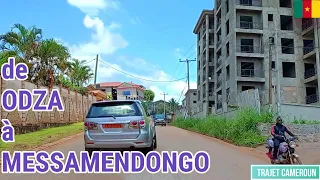 (Yaoundé - Cameroun) De Ahala à Messamendongo par Odza - Trajet Cameroun