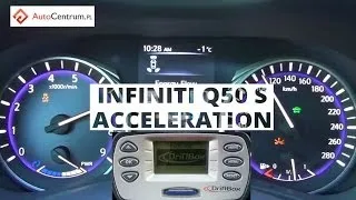 Infiniti Q50 S Hybrid 364PS AWD - acceleration 0-100, 60-100