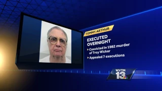 Alabama death row inmate Tommy Arthur executed