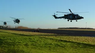 Final 657 Sqn Lynx Mk.9 Helicopter formation flight departing RAF Odiham