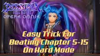 Easy trick for clearing chapter 5-15 hard mode Seymour battle. Dissidia Final Fantasy Opera Omnia