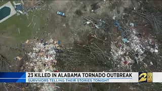 23 killed in Alabama tornado outbreak