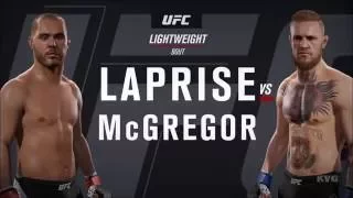 EA Sports UFC 2 - Chad Laprise vs Conor McGregor | Gameplay (HD) [1080p60FPS]