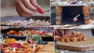 outdoor pizza baking - outdoor pizza baking