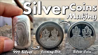 How to make 999 silver coins?-Silver Coin -Handmade-Adamjewellery