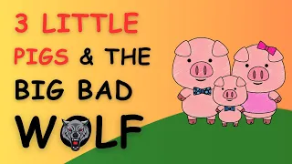Three Little Pigs And A Wicked Wolf | Bedtime Story For Kids
