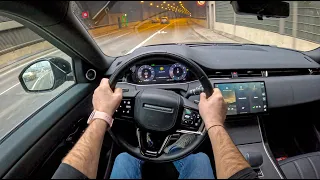 NEW Range Rover Evoque 2024 [2.0 Si4 200HP] |0-100| POV Test Drive #1961 Joe Black