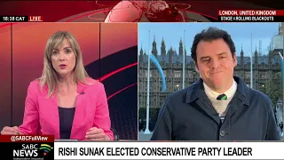 Rishi Sunak named the new Prime Minister of the UK