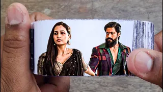 KGF Chapter 2 Movie Flipbook | Reena Loves Rocky Flip Book | Kgf 2 | Yash | Flip Book Artist 2022