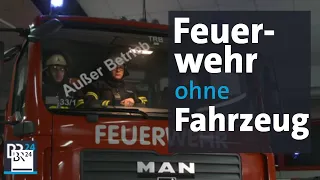 Feuerwehr ohne Einsatzfahrzeug | Abendschau | BR24