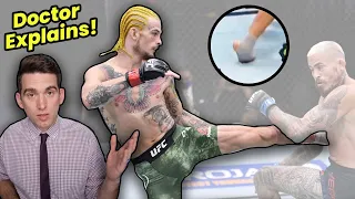Sean O'Malley Devastating Foot Injury at UFC 252 - Doctor Explains What Happened!