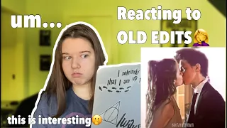 reacting to my OLD instagram edits!