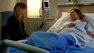 Charity Dingle visits Dawn Taylor in hospital | Emmerdale 4th January 2019