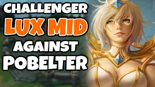 Challenger Lux Mid against Pobelter (Just an even High Elo Game) | Pekin Woof