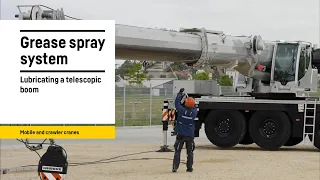 Liebherr – Grease spray system for the telescopic boom