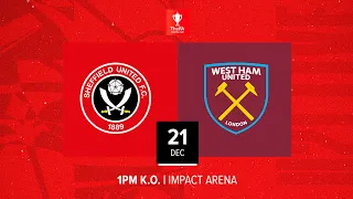 Live Stream | Sheffield United U18s Vs West Ham United | FA Youth Cup