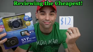 Reviewing the Cheapest Action Camera on Amazon!