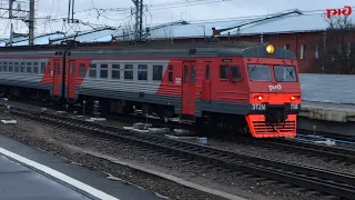 ЭТ2М-110. Сообщением: Любань - Московский вокзал, (Санкт - Петербург).