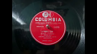 Doris Day - A Purple Cow @dingodogrecords #78rpm #record #records