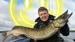 Trolling for Big Pike with lures in Ireland