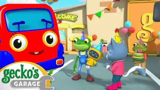 Happy Birthday Gecko! | Baby Truck | Gecko's Garage | Kids Songs