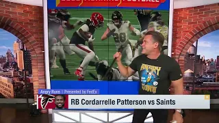 'GMFB' raves over back-to-back Angry Runs by Cordarrelle Patterson vs the Saints | Atlanta Falcons