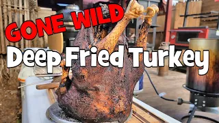Deep Fried Turkey Gone Wild by the BBQ Pit Boys