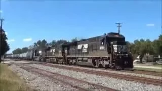 NS D8-40C 8759 Leading NS 64H Loaded Ethanol in Midville, GA 10/18/16