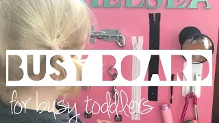 DIY BUSY ACTIVITY BOARD | Kids Craft Ideas - Mummy Maker