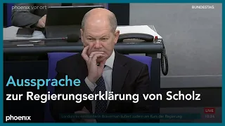 Aussprache zur Regierungserklärung von Olaf Scholz zum Europäischen Rat am 20.10.22