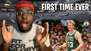Celtics Fan Watches Larry Bird Highlights For the FIRST TIME EVER
