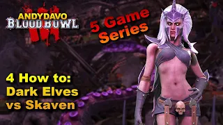 Blood Bowl 3 Five Game Series: Dark Elves Match 4 Skaven