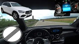 2020 Mercedes-Benz GLC200 4Matic 4K POV DRIVE | Top Speed German Autobahn