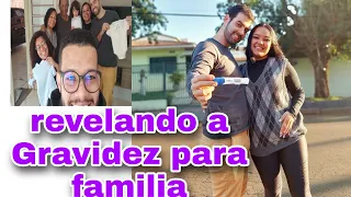 #REVELANDO A #GRAVIDEZ PARA A FAMILIA..