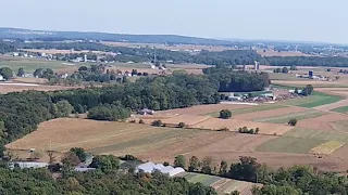 Drone video of Lancaster County farmland in Drumore Township