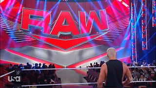 Cody Rhodes Confronts Brock Lesnar - WWE RAW, July 17, 2023