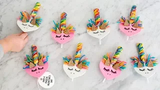 DIY UNICORN VALENTINES from Foam Hearts | The DIY Mommy