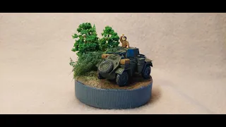 HASEGAWA 1/72 Humber Armoured Car Mk.2 - Double Group Build Entry (for fun)