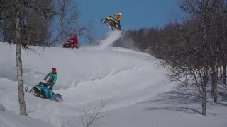 Oktan med vänner testar Lynx och Ski-Doo MY 2018