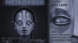 METROPOLIS - Fritz Lang - New Version 2022 - 3 Hours - New English Intertitles & Music Soundtrack 4K