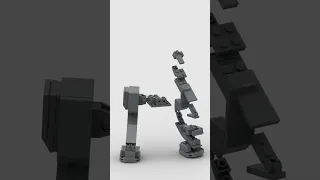 LEGO Mech: Battlemech Shrew 🤖 Satisfying Building Animation #shorts #legomech #legomoc