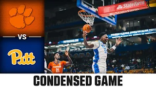 Clemson vs. Pitt Condensed Game | 2023-24 ACC Men’s Basketball