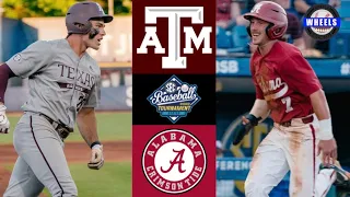 #2 Texas A&M v #11 Alabama (CRAZY!) | SEC Tourney Winners Bracket | 2022 College Baseball Highlights