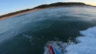 Surf POV Spot X First wave, took my mind off sharks... :)