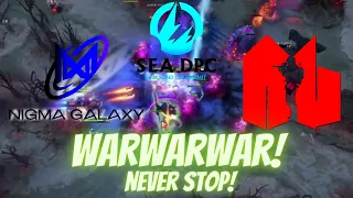 NIGMA GALAXY SEA VS ARMY GENIUSES - WAR NEVER STOP!! - DPC SEA 2021/22 Tour 1: Division II