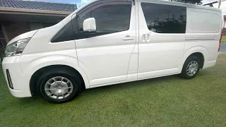 2020 hiace crew van LWB walk around